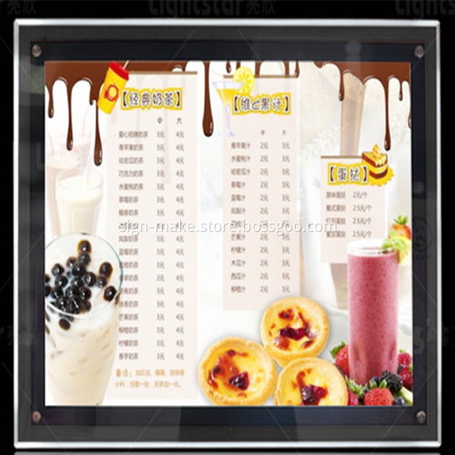 Ultra Thin Crystal Edge Light Box Display